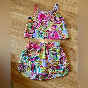 Chelsea & Violet Colorful Girls Matching Set Size 14 NWOT